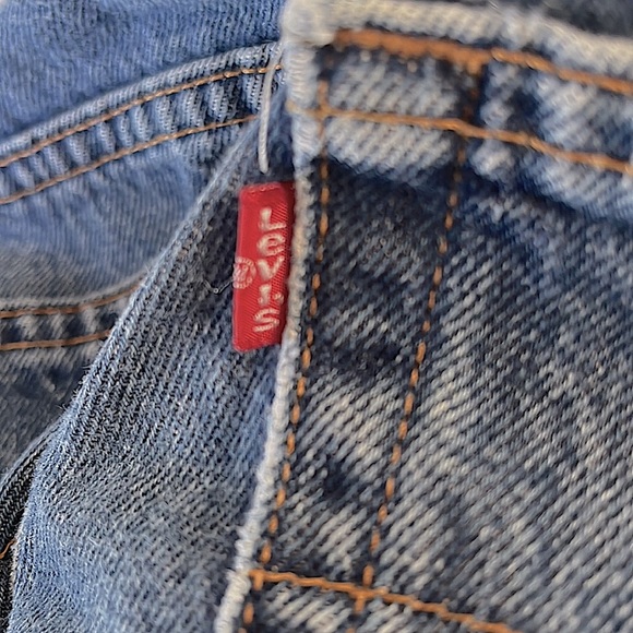 VTG 90’s Levi’s 550 High Waisted Jeans: Size 12 - Picture 6 of 7